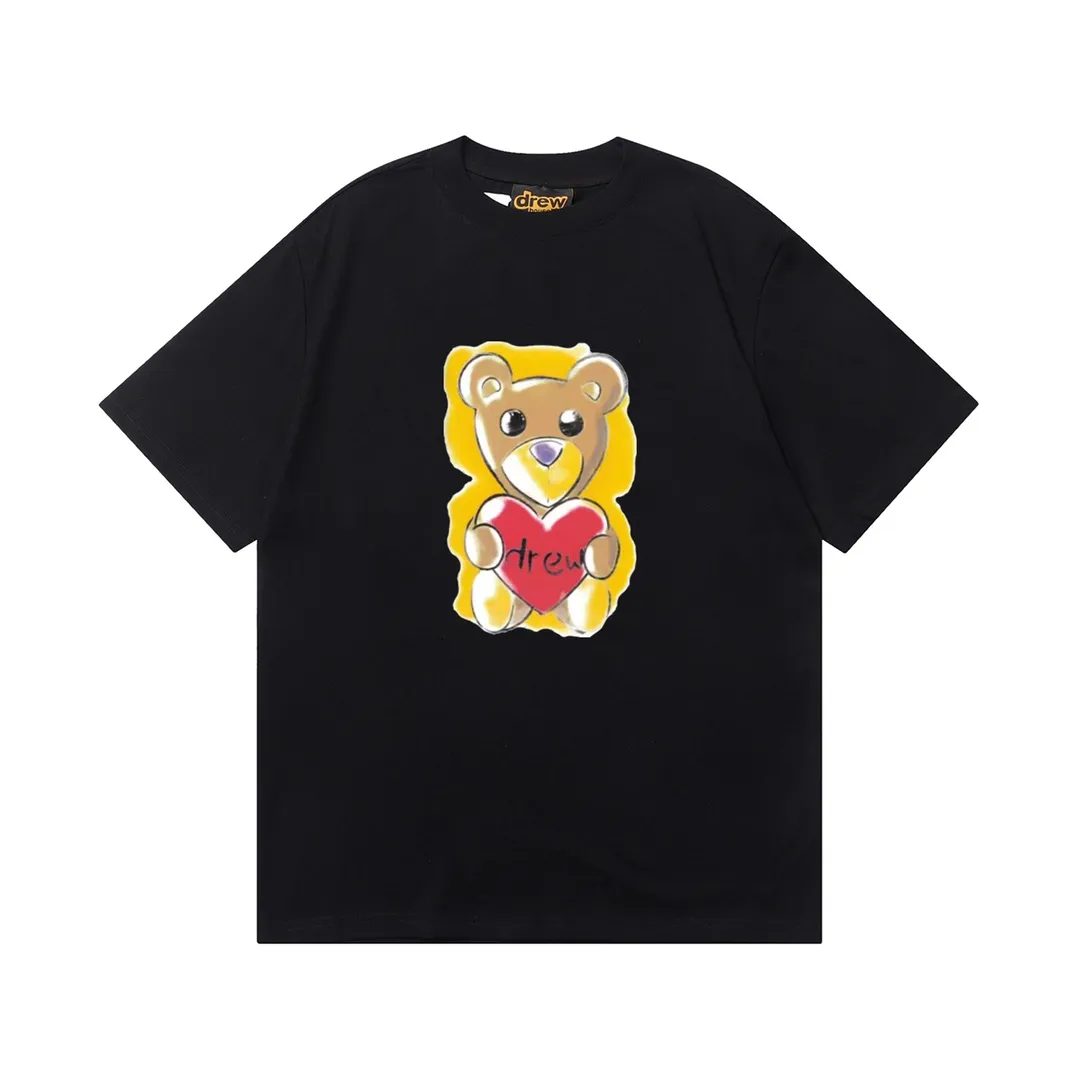 D 051 9 2023SS Same Style drew T g , ！ Quality！！ ， Quality！！ ， ！！ ， ， ， ， ， 。 Sizes：S M L XL ：Black White Royal Blue Red Brown White Orange